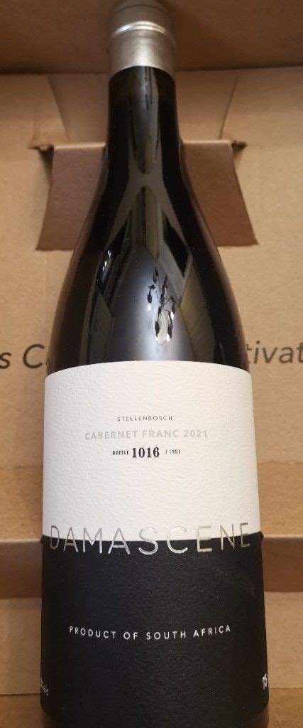 2021 Damascene Cabernet Franc South Africa Coastal Region