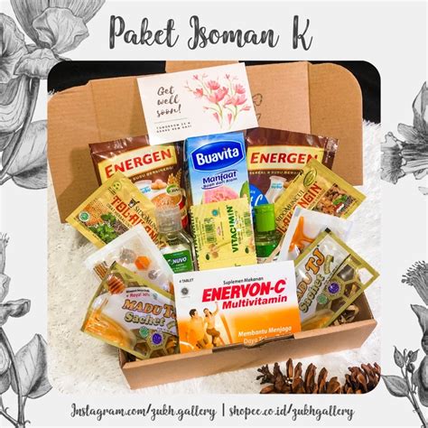 Jual Gift Box Hampers Vitamin Paket Imun Booster Paket Sehat