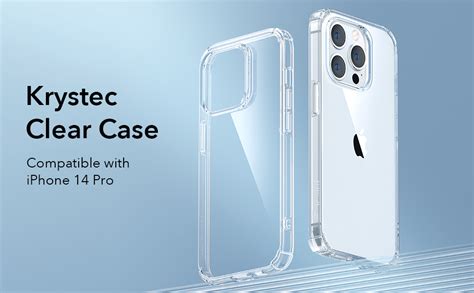 Esr Krystec Clear Case Compatible With Iphone Pro Ultra Yellowing