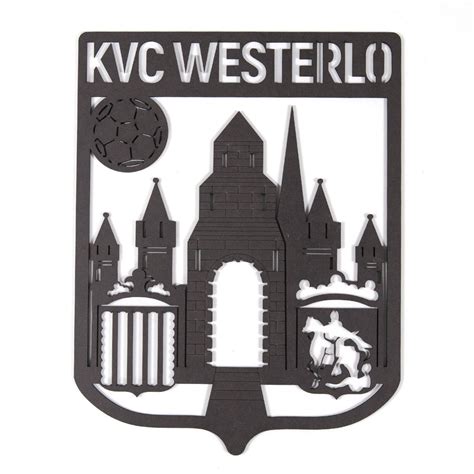 Logo KVC Westerlo 40 cm noir - Voetbalshop.be