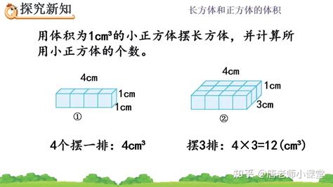 五年级数学长方体、正方体体积公式的推导解析，主要是思维的提升 知乎