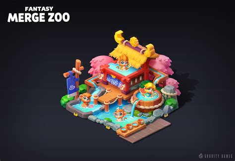 ArtStation - Monkey Zoo, EAST | Monkey park, Game art, Parking design