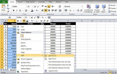 Cara Mengurutkan Data Di Excel Mudah Lengkap Dengan Penjelasannya Riset