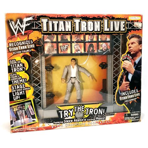 Wwf Titan Tron Live Vince Mcmahon Figure