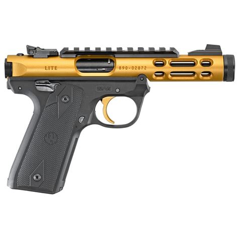 Ruger Mark Iv 2245 Lite Gold Threaded Barrel 22lr · Dk Firearms