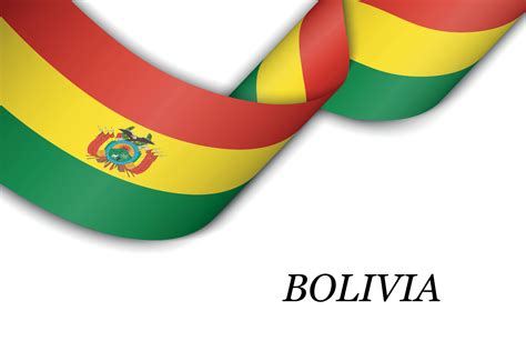 Waving Ribbon Or Banner With Flag Of Bolivia 6473107 Vector Art At Vecteezy