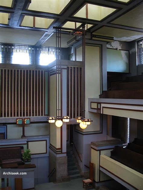 1908 – Unity Temple, Oak Park, Chicago | Architecture @ Archiseek.com