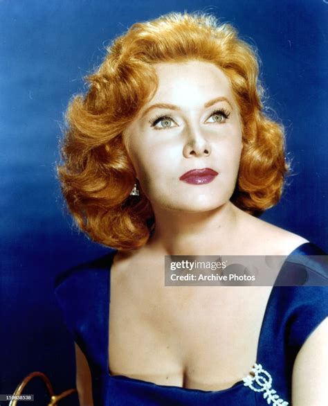 Rhonda Fleming In Publicity Portrait For The Film Slightly Scarlet