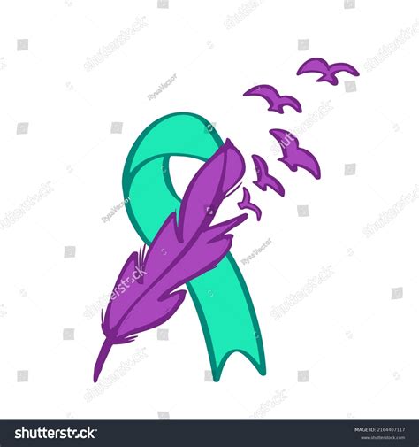 9 Purple And Teal Ribbon Birds Stock Vectors and Vector Art | Shutterstock