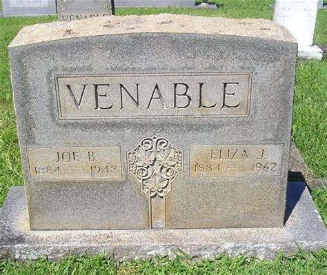 Eliza Jane Snow Venable 1884 1962 Find A Grave Memorial