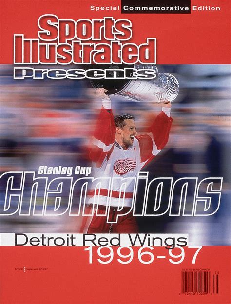 Detroit Red Wings Steve Yzerman, 1997 Nhl Stanley Cup Sports ...