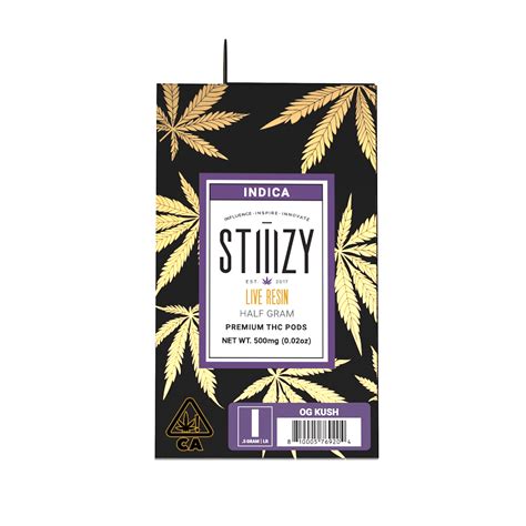 Stiiizy Og Kush Live Resin Pod 5g Leafly