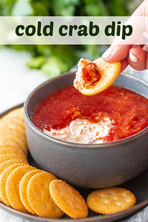 Cold Crab Dip Perfect For A Party Baking A Moment