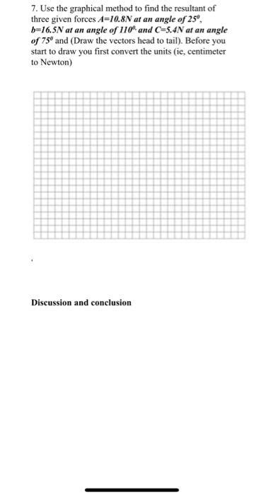 Solved Experiment 6 To Study The Resultant Of Forces By