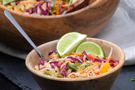 Spicy Kohlrabi Slaw | Meatless Makeovers