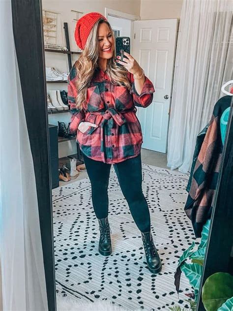 18 Simple Winter Outfit Ideas with Flannel » Lady Decluttered