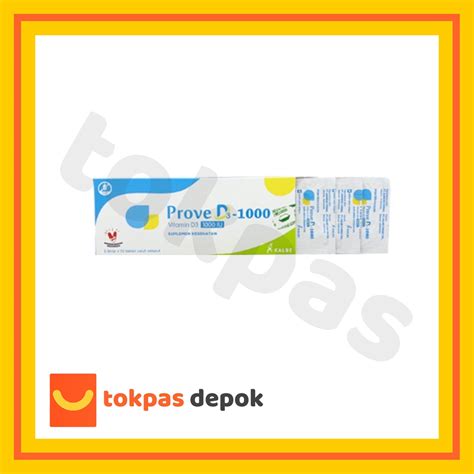 Jual Prove D Iu Kalbe Vitamin D Box Tablet Strip Tablet