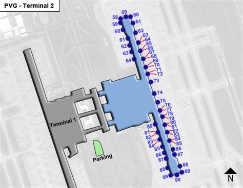 Shanghai Pudong Airport PVG Terminal 2 Map