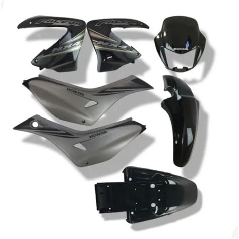 Kit Carenagem Completo Honda Nx 400 Falcon Preto 2008 Shopee Brasil