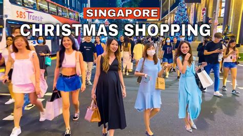 Orchard Road Christmas Shopping Singapore City Christmas Tour YouTube