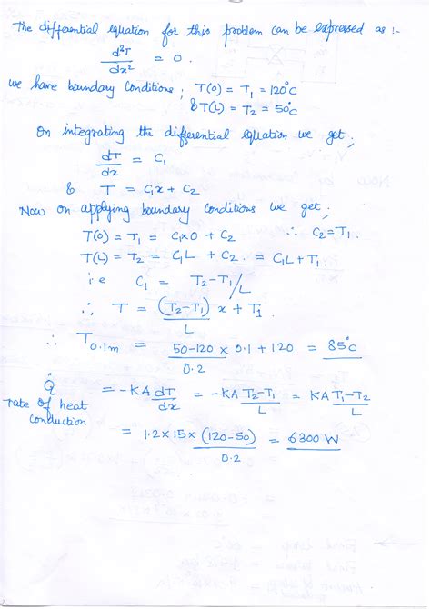 Solved Consider A Large Plane Wall Of Thickness L 02 M Thermal