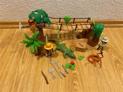 Playmobil Dschungel Alligatorschlucht Mit Anleitung Eur