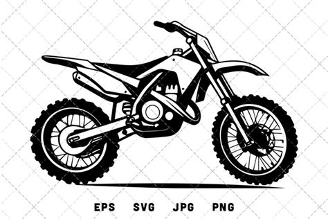 Dirt Bike Vector Graphics  Svg Png Eps