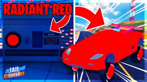 Showcasing The New Roblox Jailbreak Radiant Red Skin Roblox Jailbreak