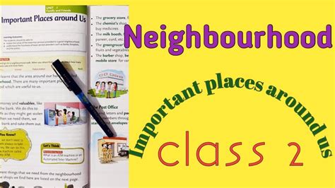 Neighbourhood Class 2 Evs Important Places Around Us Class 2