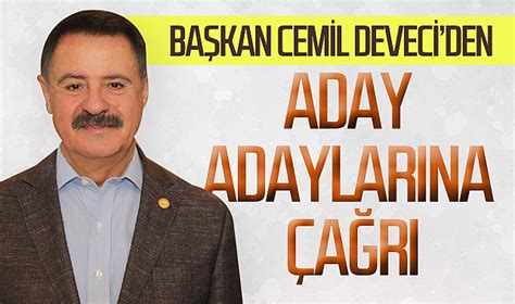 Chp Li Ba Kan Cemil Deveci Den Aday Adaylar Na A R S Yaset Samsun