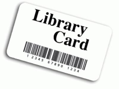 library cards - Clip Art Library