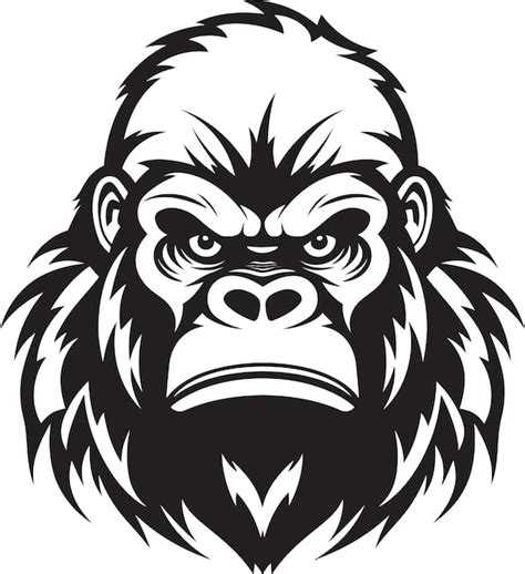 Gorilla Vector Art in Graphic Design | Premium AI-generated vector