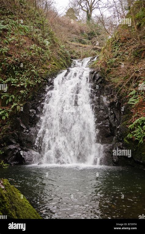 Waterfall at Glenariff, County Antrim, Northern Ireland, in the Stock ...