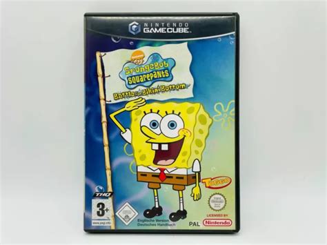 SPONGEBOB SCHWAMMKOPF BATTLE For Bikini Bottom Nintendo GameCube PAL EUR PicClick DE