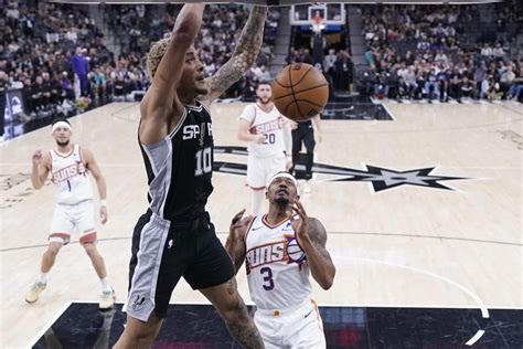 Booker Scores Points And Suns Never Trail In Steamrolling Spurs