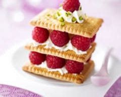 Recette Mille Feuilles De Petits Beurre Aux Framboises