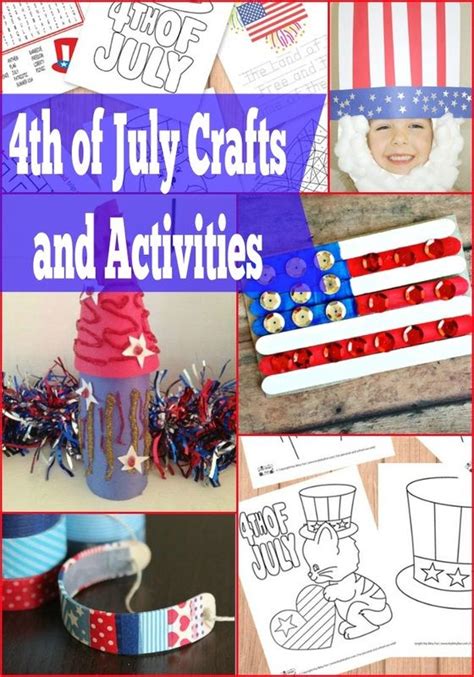 4th of July Crafts and Activities for Kids Independence Day Activities, Patriotic Activities ...