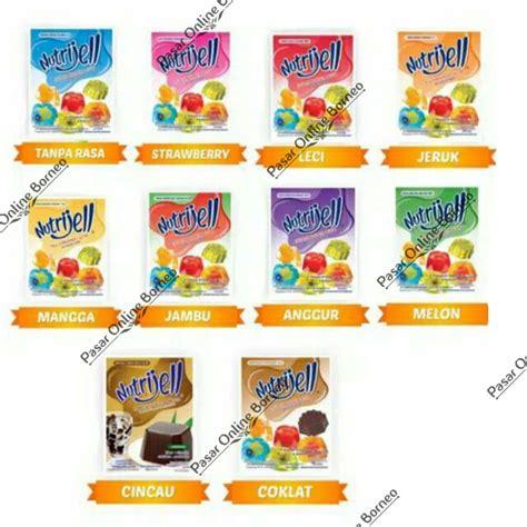 Jual Nutrijell Agar Agar Semua Rasa All Varian Rasa Aneka Rasa Buah