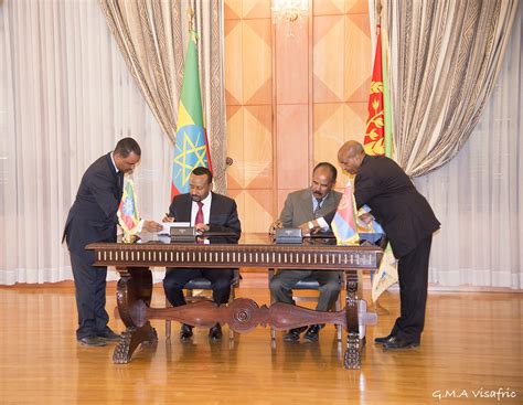 Ethiopia Eritrea Declare End Of War As Leaders Sign Peace Declaration