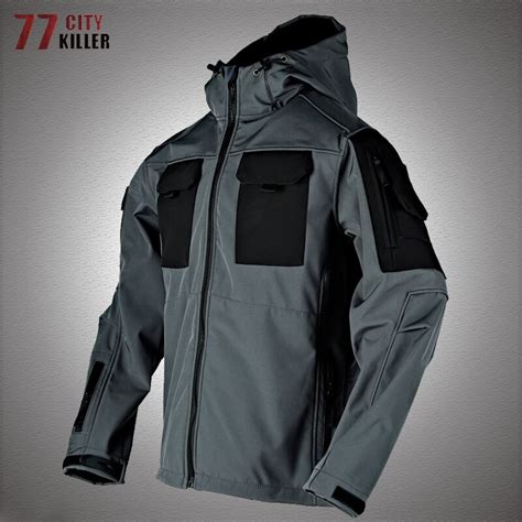 Chaqueta táctica de concha suave para hombre abrigo militar de combate