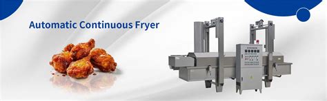 Automatic Continuous Fryer Easy Operation High Efficiency Continuous