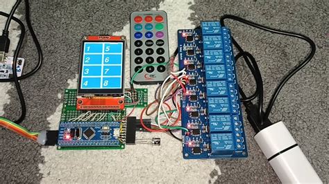 Ir Remote Control Vs B Ili Spi Touch Stm Tft Stm F Relay