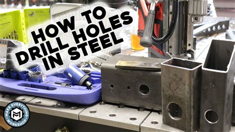 How To Drill Holes In Steel The Ultimate Guide Youtube