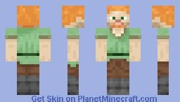 Male Alex Minecraft Skin