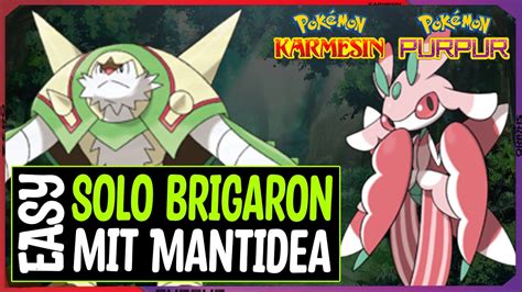 Mantidea Solo Gegen Titan Brigaron Pokemon Karmesin Purpur 7