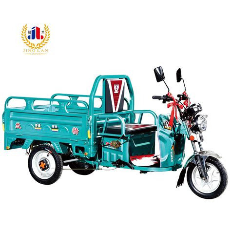 Jinglan Cargo Loader Tricycle Passenger Rickshaw Closed Van Motorcycle