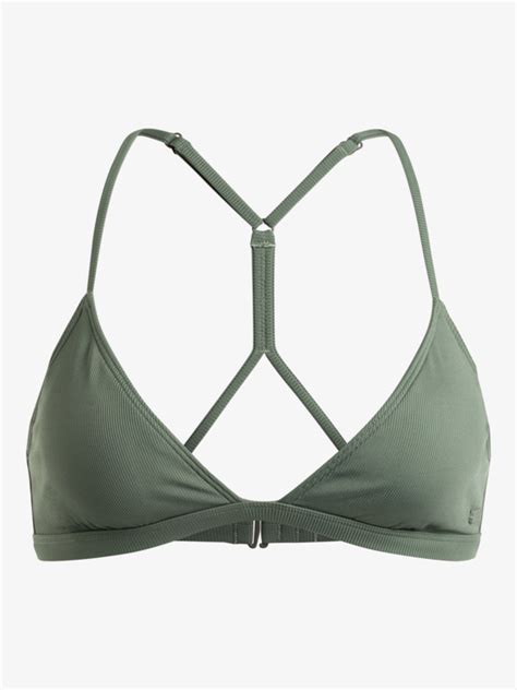 Roxy Pro The Cut Back Triangle Bikini Top For Women Roxy