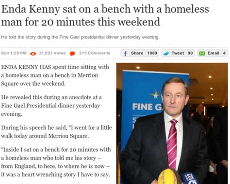 Enda Kenny absolutely loves talking about the people he meets