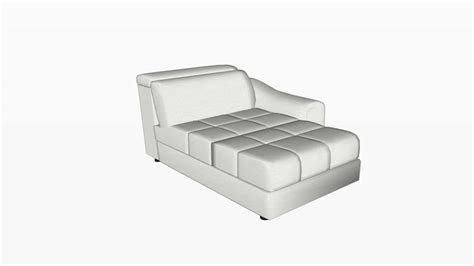 Natuzzi Attesa Chaise Longue 2827 049 3d Warehouse