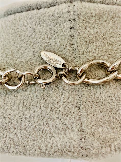 Vintage Sarah Coventry Silver Tone Chain Link Necklace Etsy